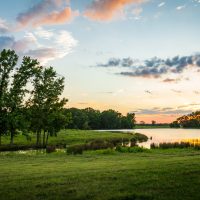 East Texas Pond at Sunset